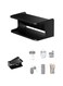 TERRIFI Bedside Shelf Accessories Organizer,Maximize Your Space for Bedroom Bedside Wall Organizer Universal Bedside Shelf Wall Mount for Glasses/Remote/Earphone/Cell Phone(Black)