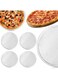NALACAL 4 Pack 12 Inch Pizza Screen, Aluminum Alloy Pizza Pan for Oven Nonstick Pizza Screen, Seamless Rim and Rust-Free, Pizza Baking Pan Pizza Crisper Tray for Kitchen, Commercial, BBQ