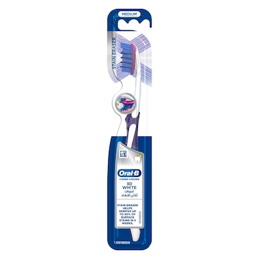 Oral-B 3D White Luxe Pro-Flex Whitening Manual Toothbrush 38 Medium Multicolour