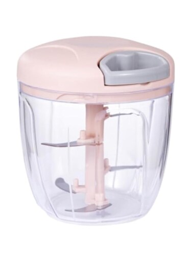 RAMADAN Onion Chopper 900Ml Manual Chopper Multi Stainless Steel Blade Premium Quality All-in-1 Kitchen Tool for Vegetables, Meat, Eggs, Onions, and Nuts