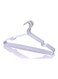 Hangers For Shirt, Coat, Trousers Strong, Anti Slip Space Saving Rubber Coated, Pack Of 10 White 40cm