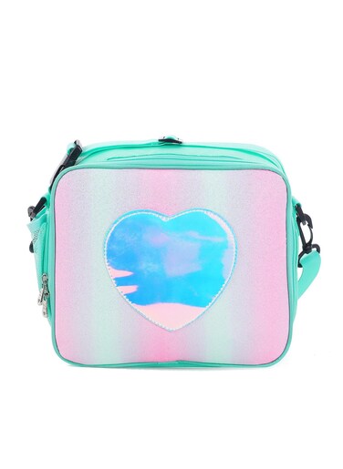 YumLock Kids Lunch Bag - Insulated Lunch Bag for Girls, Durable Water-Resistant Fabric, Zippered Pockets, Water Bottle Holder, Snack Bag, Small Lunch Bag, Lunchboxes Kids Accessories, Green