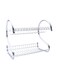 2-Layer Dish Rack Silver 50cm