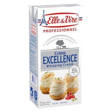 Elle &amp; Vire Whipping Cream, 1L