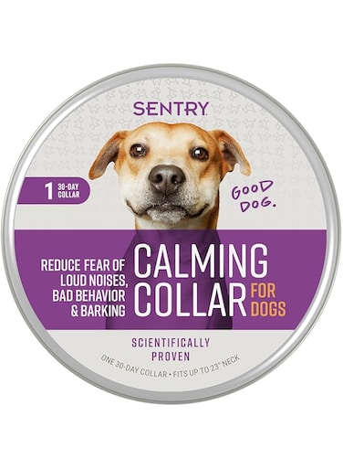 Sentry Dog Calming Collar for Dogs - Stress-Relief, Purple, 1 Count, All Breeds, Pheromone-Based Calming Effect