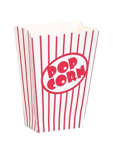 Unique Small Popcorn Boxes - Pack of 8