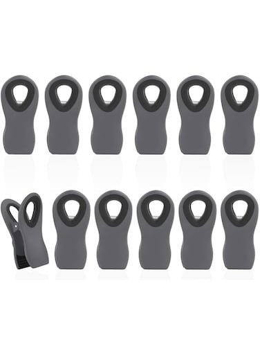 VNDUEEY Magnetic Chip Clips Bag Clips Food Bag Clips for Food Packages Kitchen Clips with Fridge Magnet Plastic Bag Clips for Store