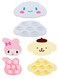 Sanrio Cute Ice Cube Tray, Cartoon DIY Ice Cube Molds with Removable Lid, ice Molds Fun Shapes for Drinks Cocktails Ice Coffee