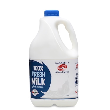 Al Ain Farms Full Cream Fresh Milk, 2L