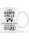 Classic Mugs Father's Day Gift for Uncle I'm A Gamer Uncle Like A Normal Uncle Except Much Cooler Funny Uncle Mug Gift from Niece Nephew Novelty Gag Gift for Christmas Birthday Coffee Mug Tea Cup