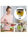 Baig 600ml Oil Bottle Transparent Wall-Mounted Oil Dispenser Large Capacity Leak-Proof Seasoning Container For Kitchen