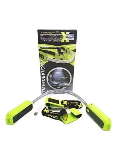 Baig Car Under Hood Work Light LED Rechargeable Lights Bar Tool Universal Car Engine Ties Repair Work Light Car Accessories Car Tools