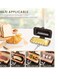 Generic Sandwich Maker, Breakfast Sandwich Maker, Hot Dog Toaster, Grilled Cheese Maker Nonstick Sandwich Maker Flip Grill Pan For Breakfast Pancakes, Toast, Omelets