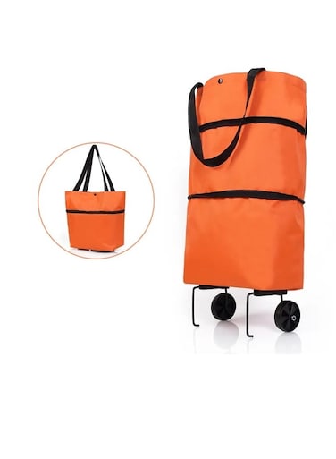 حقيبة تسوق قابلة للطي من بيج، حقيبة عربة بعجلات، حقائب تسوق مريحة، حقائب بقالة قابلة لإعادة الاستخدام، حقائب تخزين للتسوق