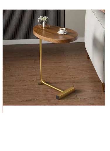 Baig Coffee Table Sofas Table Mobile Minimalist Mini Corner Bedside Bedside Small Table Small Apartment Light Luxury Flat Gold Rod