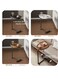 Baig Corner Table Living Room Home Sofas Side Table Hotel Homestay Simple Bedside Side Table Small Coffee Table Concave Black Rod