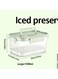 Generic Portable Fruit &amp; Vegetable Storage Container With Colander &amp; Handle - Fresh-Keeping Fridge Organizer Box With 4-Sided Locking Lid - BPA-Free Berry &amp; Produce Saver