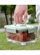 Generic Portable Fruit &amp; Vegetable Storage Container With Colander &amp; Handle - Fresh-Keeping Fridge Organizer Box With 4-Sided Locking Lid - BPA-Free Berry &amp; Produce Saver