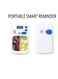 Baig Smart Countdown Reminder Sealed Pill Case Tablet Cell Daily Electronic Medicine Box Container Storage Case 2 Grids