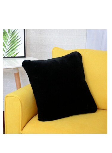 غطاء وسادة زينة من الفرو الصناعي الناعم، غطاء وسادة ناعم للكراسي والأرائك، ديكور منزلي