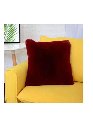 غطاء وسادة زينة من الفرو الصناعي الناعم، غطاء وسادة ناعم للكراسي والأرائك، ديكور منزلي