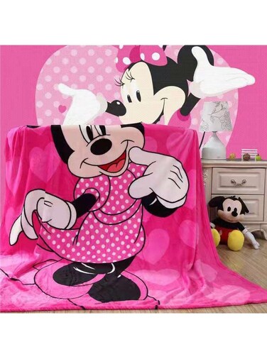 Generic Kids Blanket Cute Anime Sofa Cover Summer Air Conditioning Blanket For Bed Cartoon Leisure Bedspread Soft Sheets