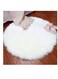Generic New Soft Artificial Sheepskin Rug Chair Cover Bedroom Mat Artificial Wool Warm Hairy Carpet Seat Textil Fur Area Rugs Home Decorate 90*90cm, Polyester, Circular
