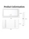 Generic Rechargeable LED Light Makeup Mirror Passenger Vanity Mirror, Car Makeup Mirror With Lights, Sun Visor