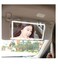 Generic Rechargeable LED Light Makeup Mirror Passenger Vanity Mirror, Car Makeup Mirror With Lights, Sun Visor