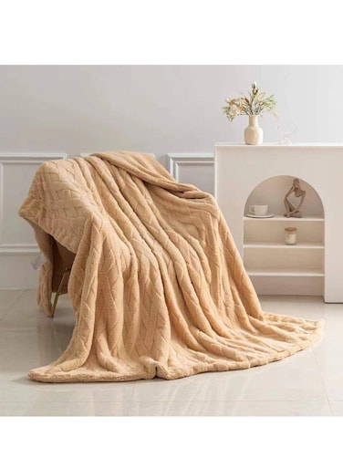Baig Bedding Waffle Plush Multifunctional Blanket Warm Soft Tuff Blanket Suitable Velvet 200*230cm Breathable