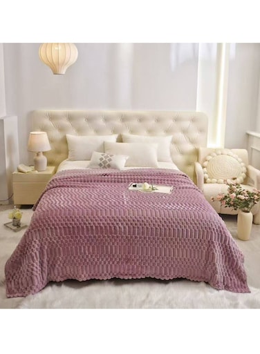 Baig Bedding Waffle Plush Multifunctional Blanket Warm Soft Tuff Blanket Suitable Velvet 200*230cm Breathable