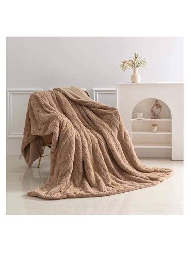 Baig Bedding Waffle Plush Multifunctional Blanket Warm Soft Tuff Blanket Suitable Velvet 200*230cm Breathable
