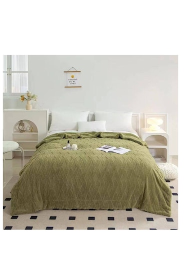Baig Bedding Waffle Plush Multifunctional Blanket Warm Soft Tuff Blanket Suitable Velvet 200*230cm Breathable