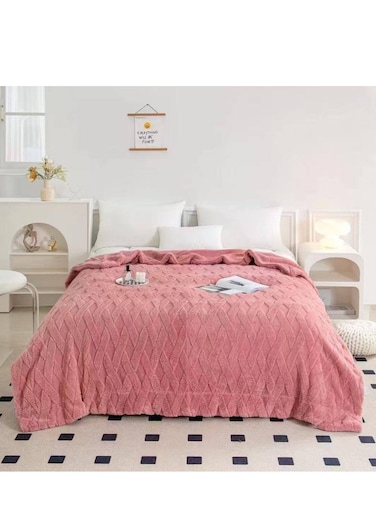 Baig Bedding Waffle Plush Multifunctional Blanket Warm Soft Tuff Blanket Suitable Velvet 200*230cm Breathable