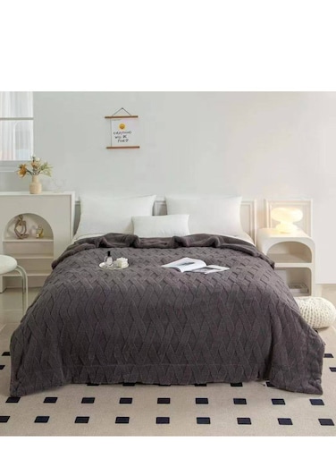 Baig Bedding Waffle Plush Multifunctional Blanket Warm Soft Tuff Blanket Suitable Velvet 200*230cm Breathable