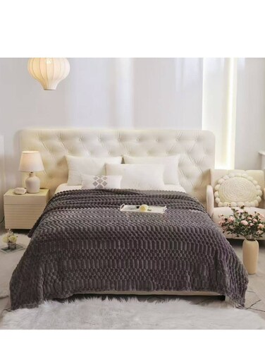 Baig Bedding Waffle Plush Multifunctional Blanket Warm Soft Tuff Blanket Suitable Velvet 200*230cm Breathable