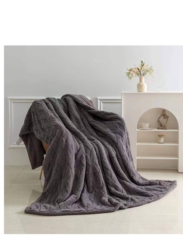 بطانية بيج بيدينج وافل القطيفة متعددة الوظائف، دافئة وناعمة ومتينة، مناسبة للمخمل، مقاس 200 × 230 سم، قابلة للتهوية