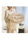 Baig Faux Fur Blanket Thick Warm Rabbit Hair Gray Plush Soft Plaid Throw Blanket For Double Bed Winter Sofa Cover 200*230cm