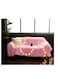 Baig Luxury Faux Fur Throw Blankets Winter Beds Sofa Blanket Double Layer Fluffy Soft Warm Home Decor Imitated Faux Fur Mink Blanket Pink Color