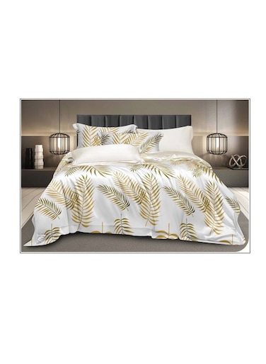 Generic Single Size Duvet Cover Sets Classic Pattern Bedding Cover Set (1 Duvet Cover 160 * 210cm +Fitted Bed Sheet 120X200 * 30cm +2 Pillowcases)