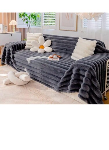 بطانية أريكة سميكة وناعمة من بايغ، مقاومة للغبار وخدوش القطط، بطانية أريكة متعددة الاستخدامات، منشفة أريكة لغرفة المعيشة وغرفة النوم والسرير والأريكة