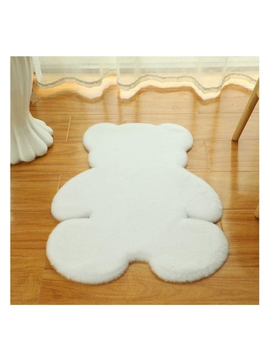 Generic Teddy Bear Cartoon Floor Mat Downy Anti-Skid Acrylic Fiber Lovely Bedroom Cartoon Plush Mat Dorm