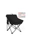 Generic Folding Camping Chairs, Portable Chair, With Storage Bag, That Sets Up In 5 Seconds, For Outdoor Camp, Travel, Beach, Picnic, Festival, Hiking, Backpacking, Large (Black)
