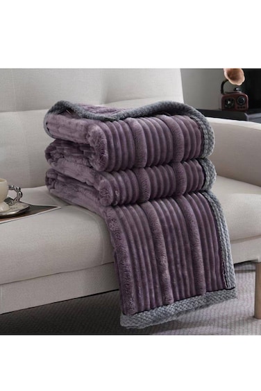 Baig Magic Plush Drawing Blanket 200*230cm Double Layer Lamb Velvet Blanket Pure Color Simple Suitable For Bedroom Apartment Winter Warmth Thick