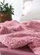 Generic Soft Double-Side Thickened Warm Blanket Cotton Pink 216X229Cm