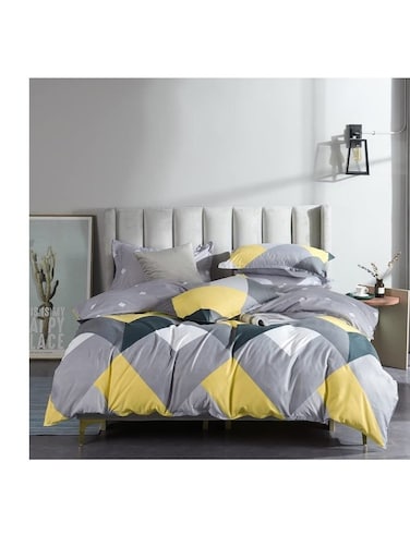 Generic 6PCs Bedding Set Solid Color Luxury Bedding Duvet Cover Set King Size Bed Set King Size Set