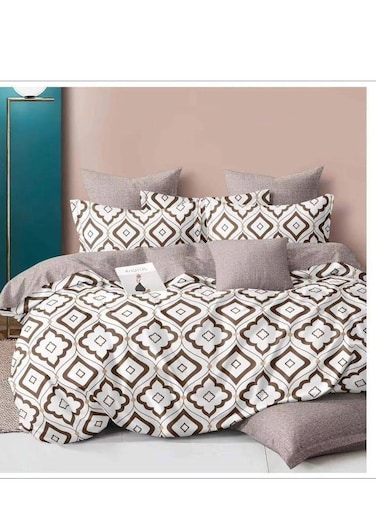 Baig Petals And Floral Designs Single-Size Duvet Cover Set, Multicolour, Fitted Sheets Size 120X200 30cm Cotton Polyester 160X210cm