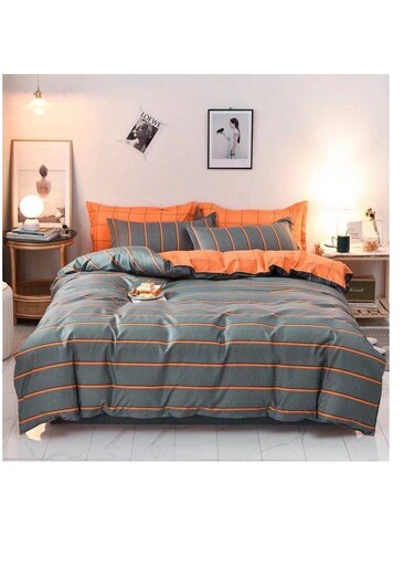 Baig Petals And Floral Designs Single-Size Duvet Cover Set, Multicolour Fitted Sheets Size 120X200 30cm Cotton Polyester 160X210cm