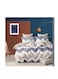 Baig Petals And Floral Designs Single-Size Duvet Cover Set, Multicolour, Fitted Sheets Size 120X200+30cm Cotton+Polyester 160X210cm