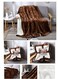 Generic Fleece Throw Blanket Warm Reversible Plush Fleece Bed Super King Size Blanket 200X230cm